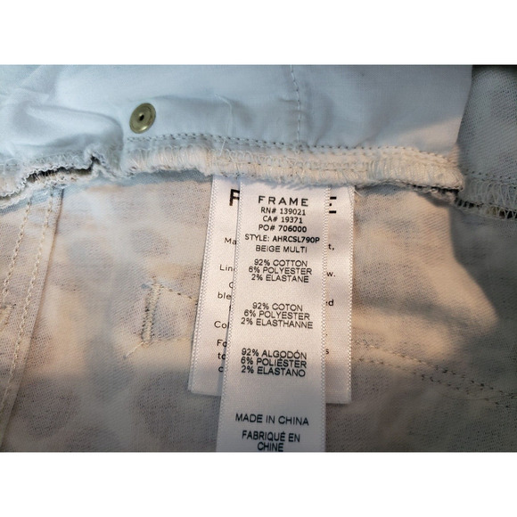 (Ma) Frame Denim Jeans Women's Size 31 Ali Cigarette Office Siren Mob Wife - Picture 10 of 11